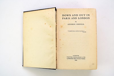 Lot 25 - ORWELL, George, Down and Out in Paris and London