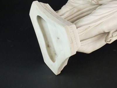 Lot 213 - Copeland 'Three Graces' parian centrepiece