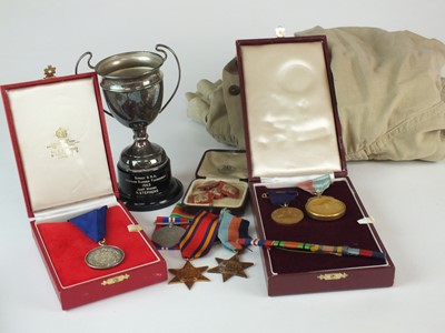 Lot 111 - WW2 medals and related items.