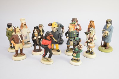 Lot 527 - Twenty-six Robert Harrop Town and Country Companion dogs and 'Doggie People'