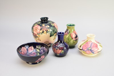 Lot 509 - A group of contemporary Moorcroft pottery