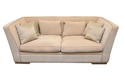 Lot 766 - A modern three-seater sofa