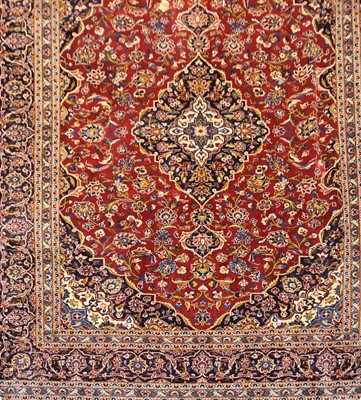 Lot 835 - A Persian carpet, Kashan, Iran