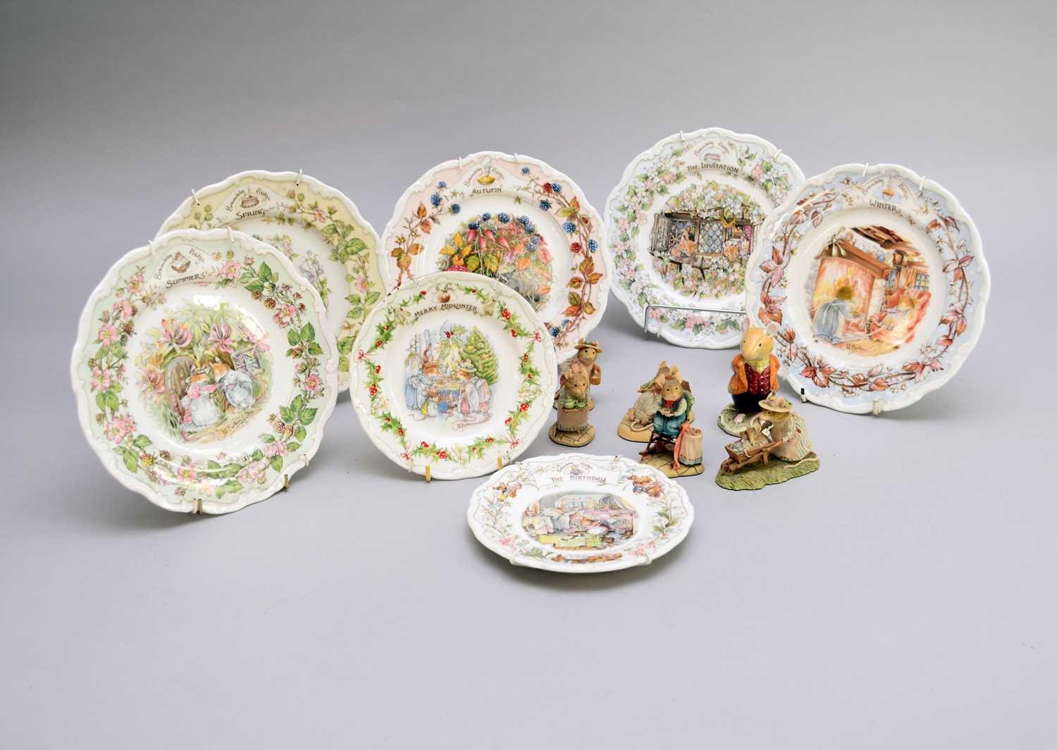 Royal Daulton newest Brambly Hedge Four Seasons Plates