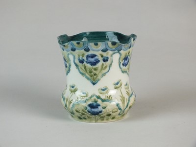 Lot 216 - 'Florian' vase by William Moorcroft for James Macintyre