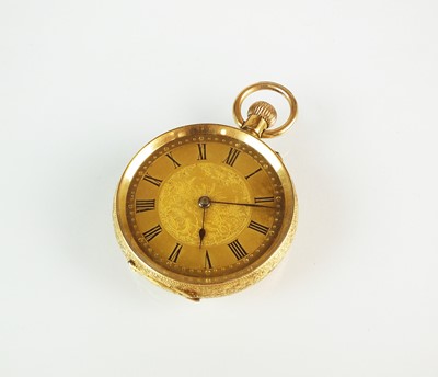 Lot 106 - A Lady’s open face fob watch
