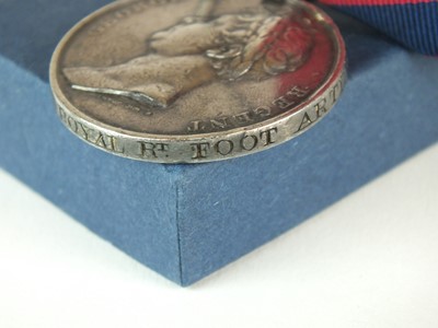 Lot 110 - Battle of Waterloo 1815 medal with ribbon