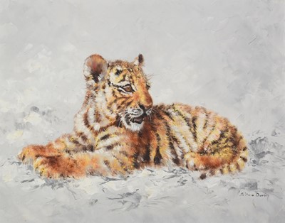 Lot 400 - Silvia Duran (Spanish Contemporary) Tiger Cub 'Miko'