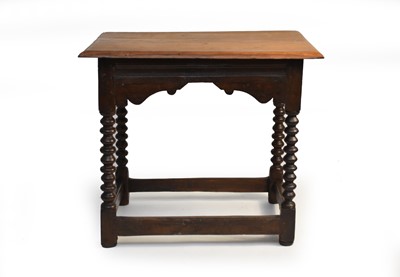 Lot 768 - A joined oak occasional table