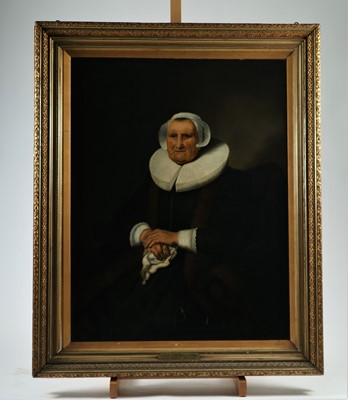 Lot 179 - After Ferdinand Bol (1616-1680) Portrait of Elisabeth Bas