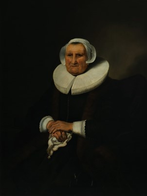 Lot 179 - After Ferdinand Bol (1616-1680) Portrait of Elisabeth Bas