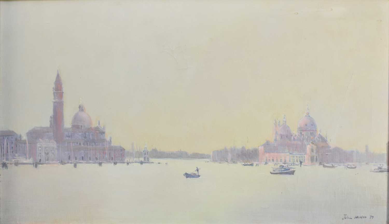 Lot 198 - John Miller (1931-2002) Santa Giorgio and Santa Maria Alla Salute