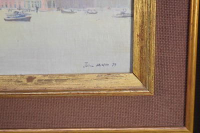Lot 198 - John Miller (1931-2002) Santa Giorgio and Santa Maria Alla Salute