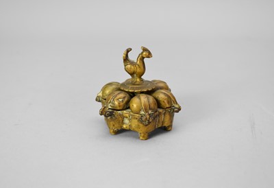 Lot 659 - An Islamic brass spice box, 19th century