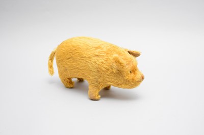Lot 505 - A mohair toy pig