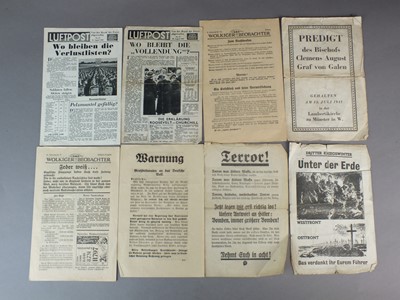 Lot 161 - A group of German propaganda leaflets, circa 1940/41