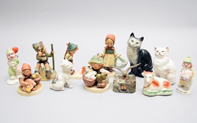 Lot 513 - A group of Hummel, Royal Doulton and Beswick