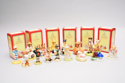 Lot 515 - Royal Doulton Bunnykins and Brambly Hedge figures