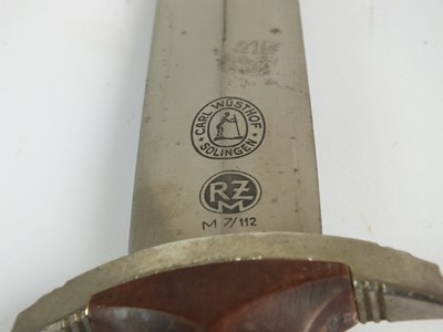 Lot 145 - German Third Reich NSKK Dress dagger by Carl Westhoff Solingen