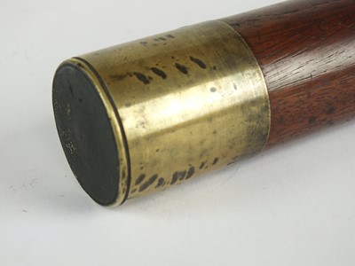 Lot 128 - George III night watchman truncheon or nightstick, dated 1812