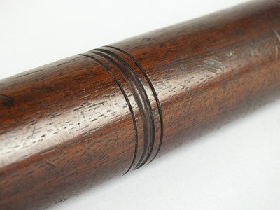 Lot 128 - George III night watchman truncheon or nightstick, dated 1812