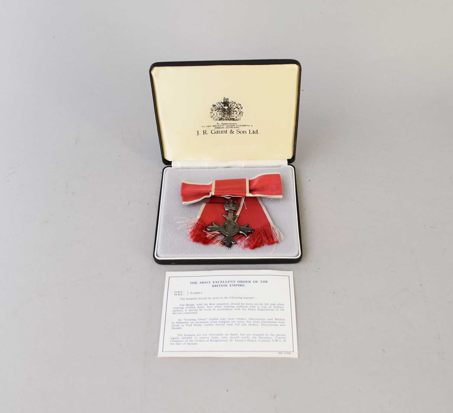 Lot 163 - The Most Excellent Order of the British Empire George MBE Civil type badge