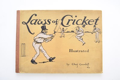 Lot 1111 - CROMBIE, Charles, The Laws of Cricket, oblong, folio [1907]