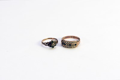 Lot 280 - Two stone set rings