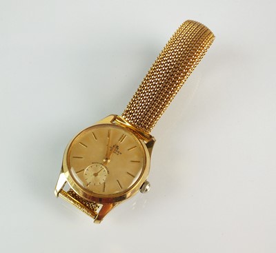 Lot 108 - A Gentleman’s gold plated Bucherer wristwatch
