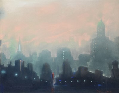 Lot 471 - Leon Louis Dolice (1892-1960) Manhattan Skyline