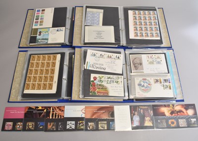 Lot 389 - A collection of eight albums of Great Britain mint and used stamps and F.D.C.'s