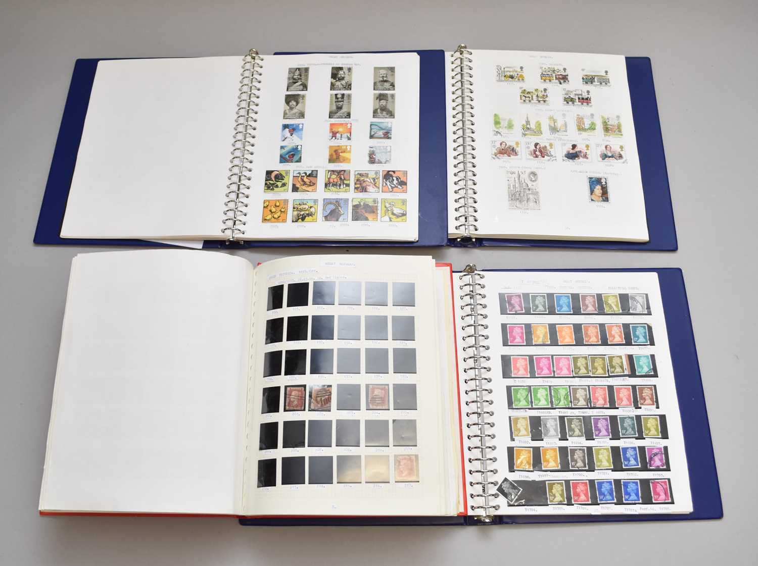 Lot 382 - A collection of nine albums and stock books of Great Britain mint and used stamps