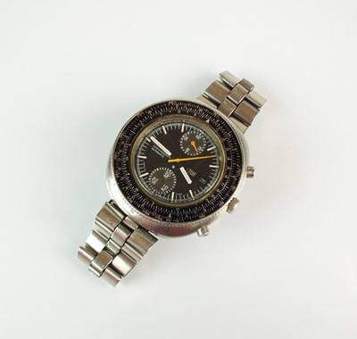 Lot 109 - A Gentleman’s stainless steel Seiko automatic chronograph wristwatch