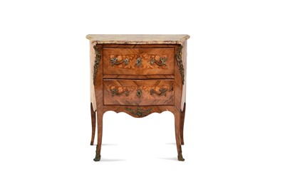 Lot 734 - An early 20th century French , Louis XV style, petite commode