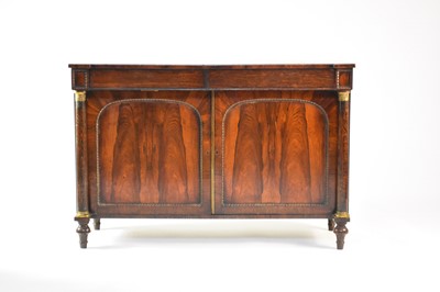Lot 731 - A rosewood veneered chiffonier, circa 1840