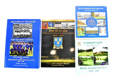 Lot 129 - JONES, Mike, Breathe On 'Em Salop. The HIstory of Shrewsbury Town Football Club