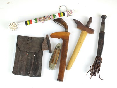Lot 53 - A group of assorted edged weapons and other...