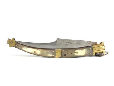 Lot 54 - Spanish Navaja folding knife, late 19th century
