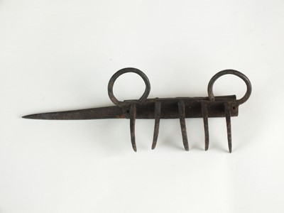 Lot 57 - Indian bagh nakh (tiger claw), 18th century