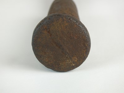 Lot 172 - First World War German cast iron trench club