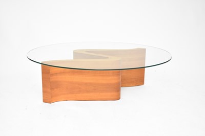 Lot 587 - A Tom Schneider 'Wave' coffee table