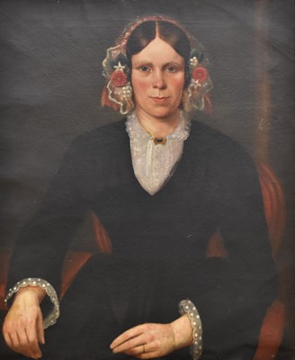 Lot 189 - British School (19th Century) Pair of Portraits