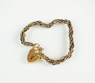 Lot 41 - A 9ct gold rope twist bracelet