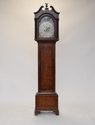 Lot 599 - A George III oak 8-day longcase clock