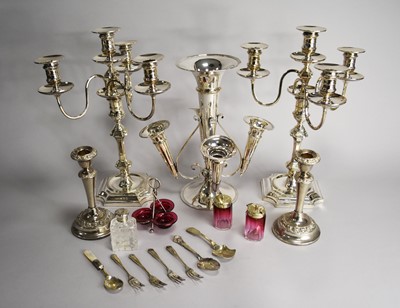 Lot 21 - A collection of silver plated wares