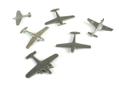 Lot 198 - Six German WW2 Winterhilfswerk WHW toy aircraft tokens