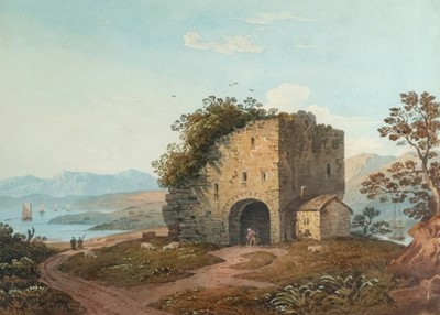 Lot 182 - John Varley (1778 - 1842) Tara Hall Ireland