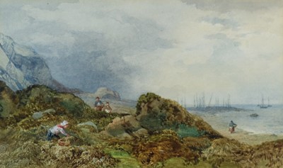 Lot 249 - John Henry Mole (1814 - 1886) Near the Mumbles, South Wales