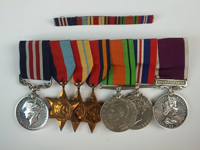 Lot 74 - Second World War ‘Desert Rats’ M.M medal group awarded to Tpr. J Bell (7th Hussars)