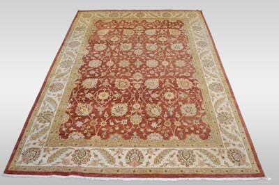Lot 619 - A Zeigler pattern rug